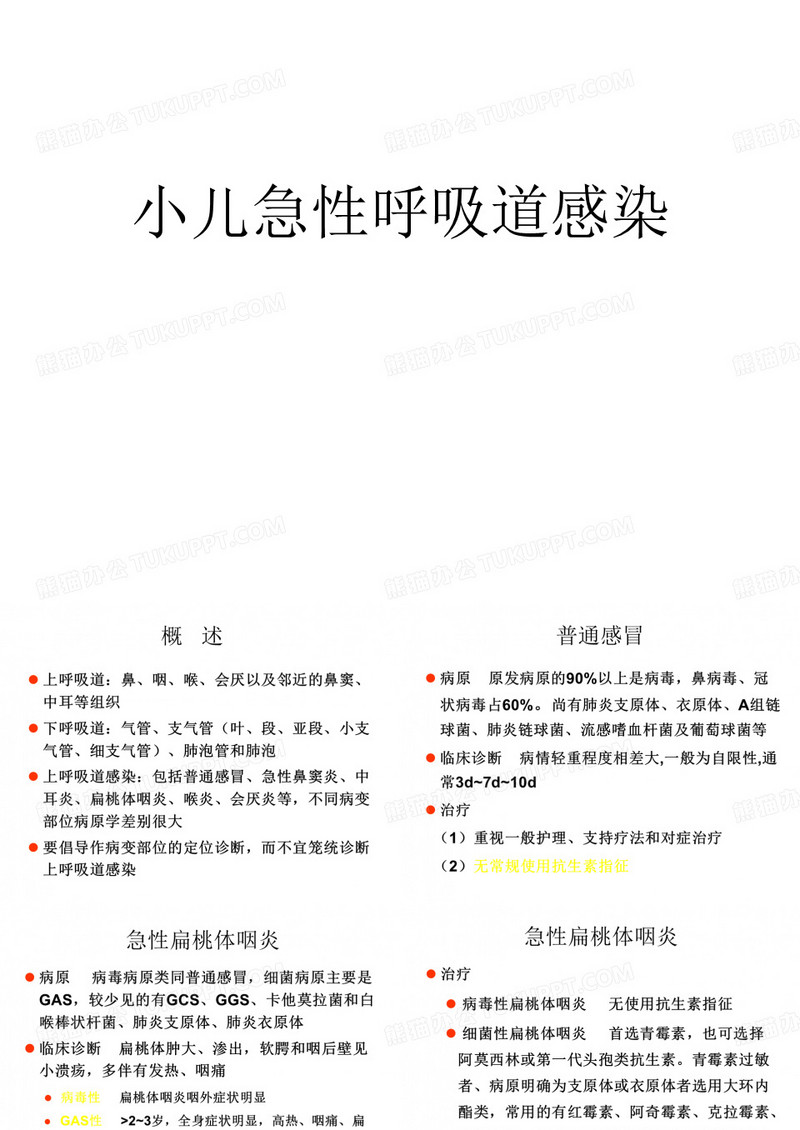 小儿急性呼吸道感染