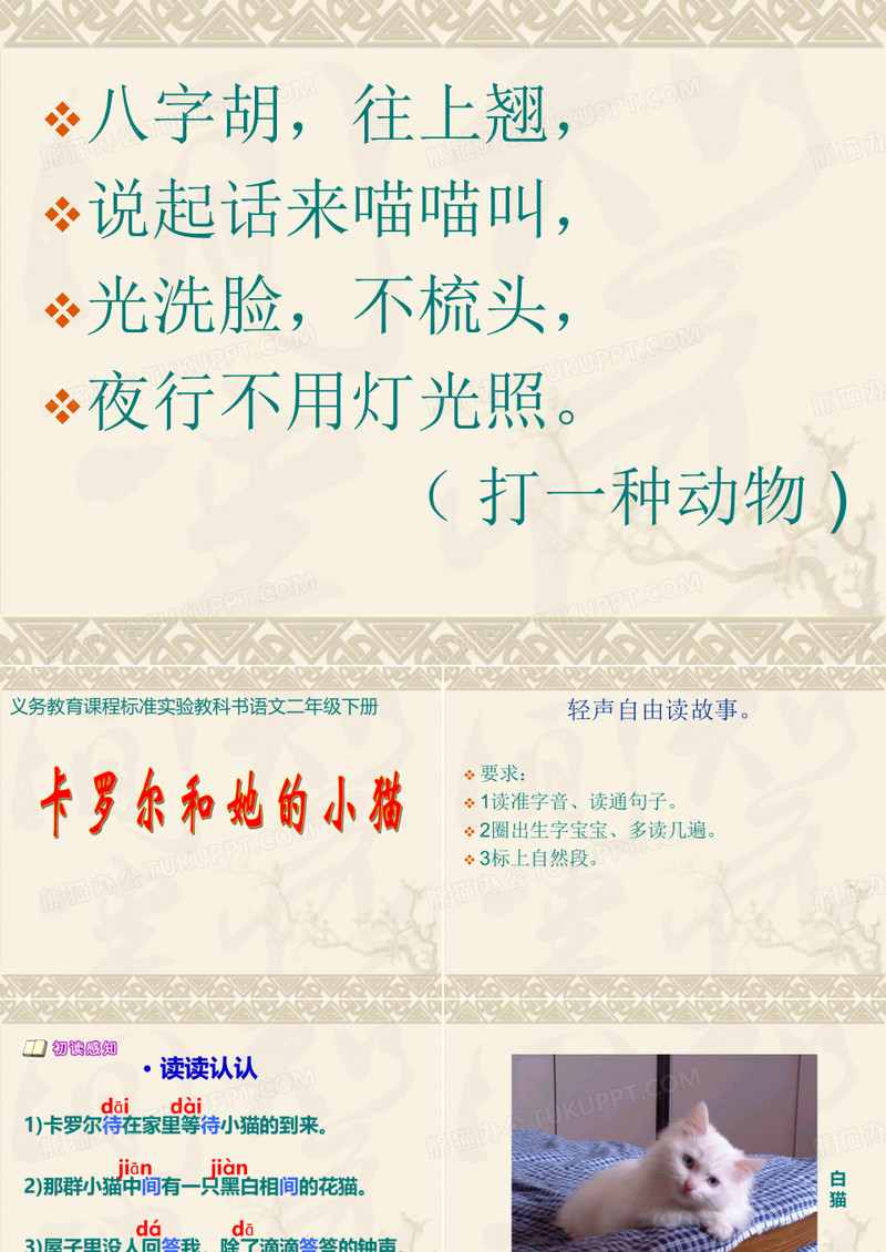 卡罗尔和她的小猫