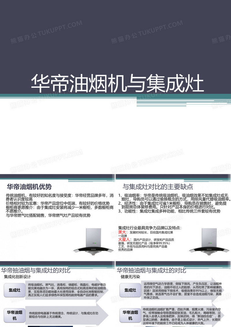 华帝油烟机与集成灶