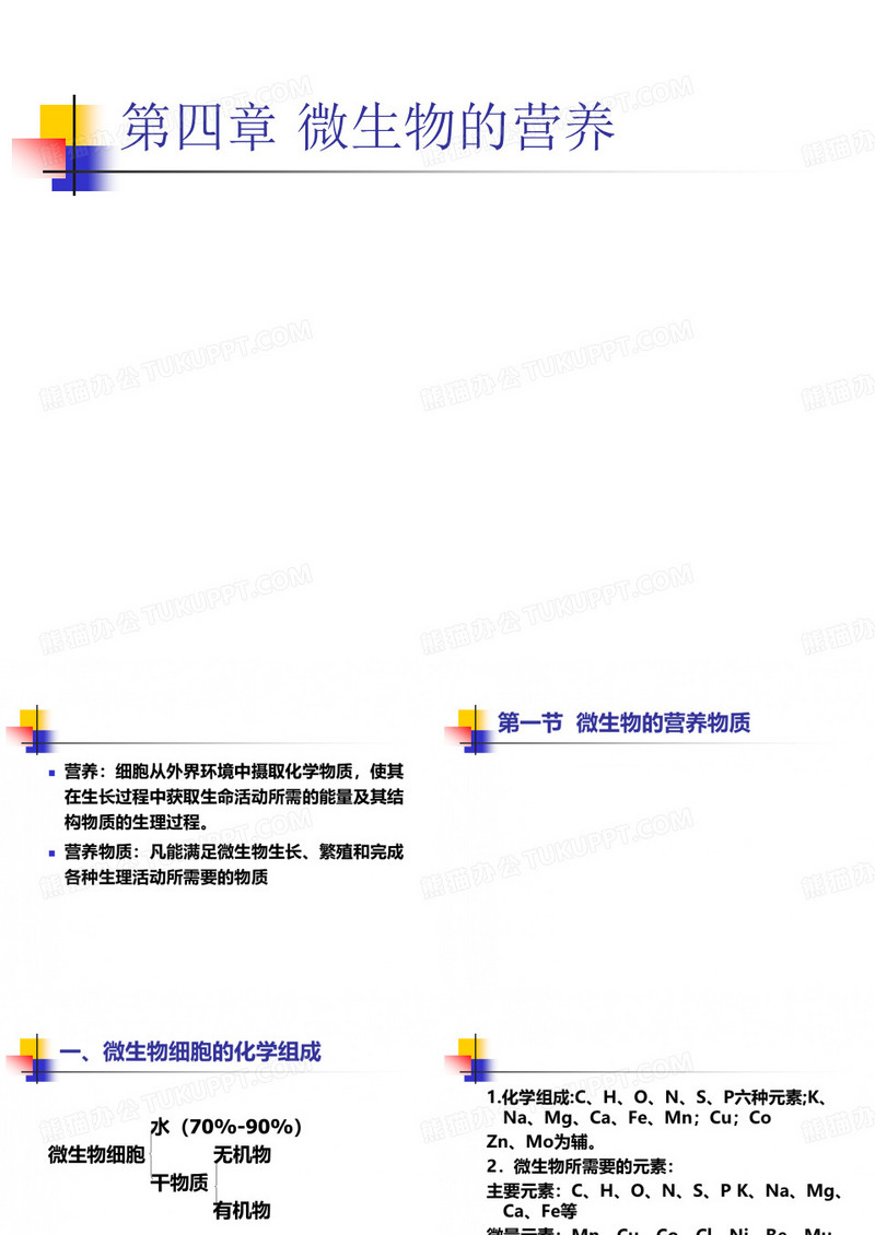 微生物的营养