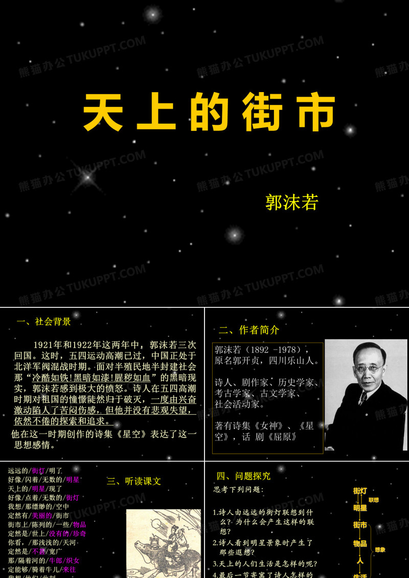 《郭沫若诗两首》课件1