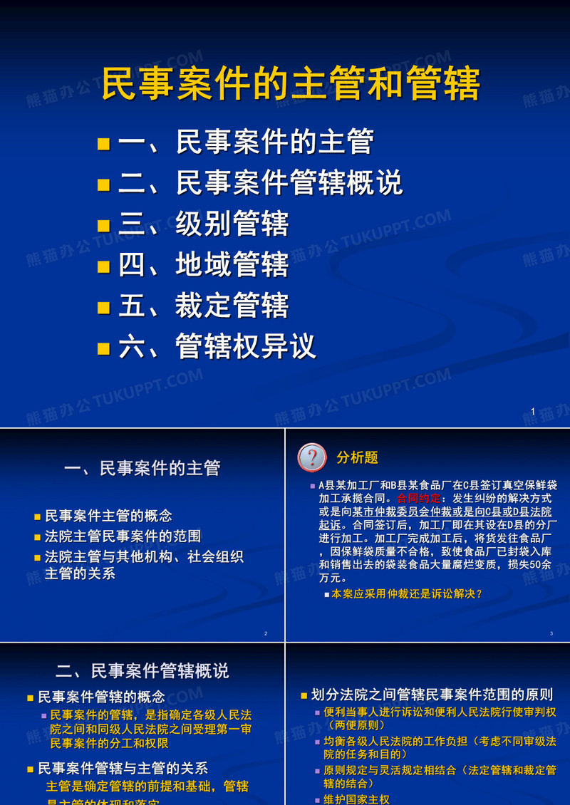 民诉管辖课件