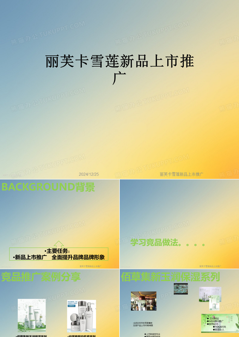 丽芙卡雪莲新品上市推广