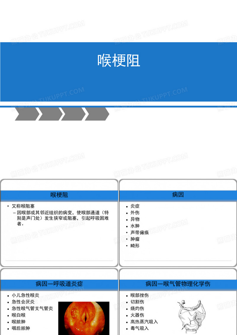 喉梗阻