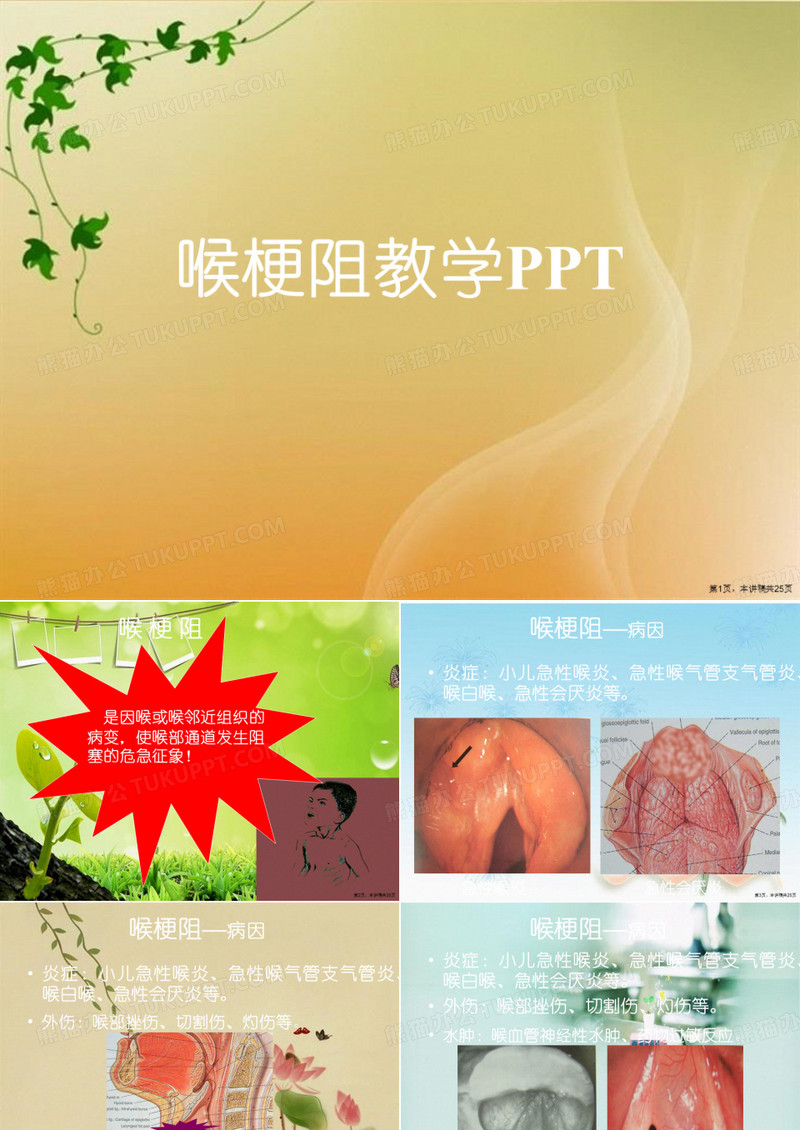 喉梗阻教学PPT