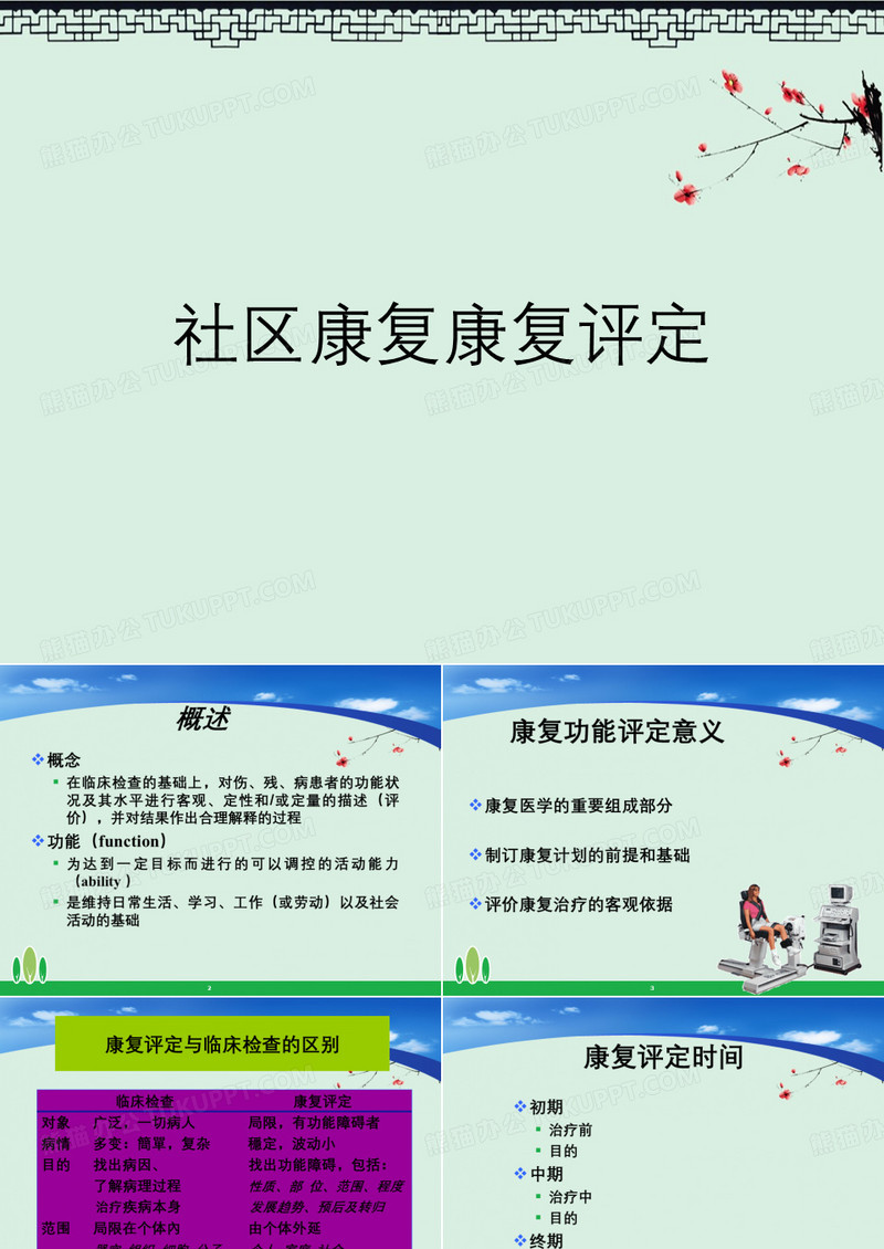 社区康复康复评定