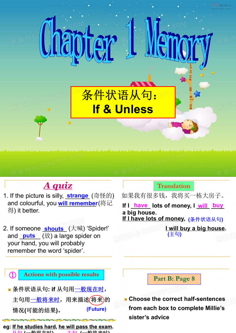 条件状语从句 if