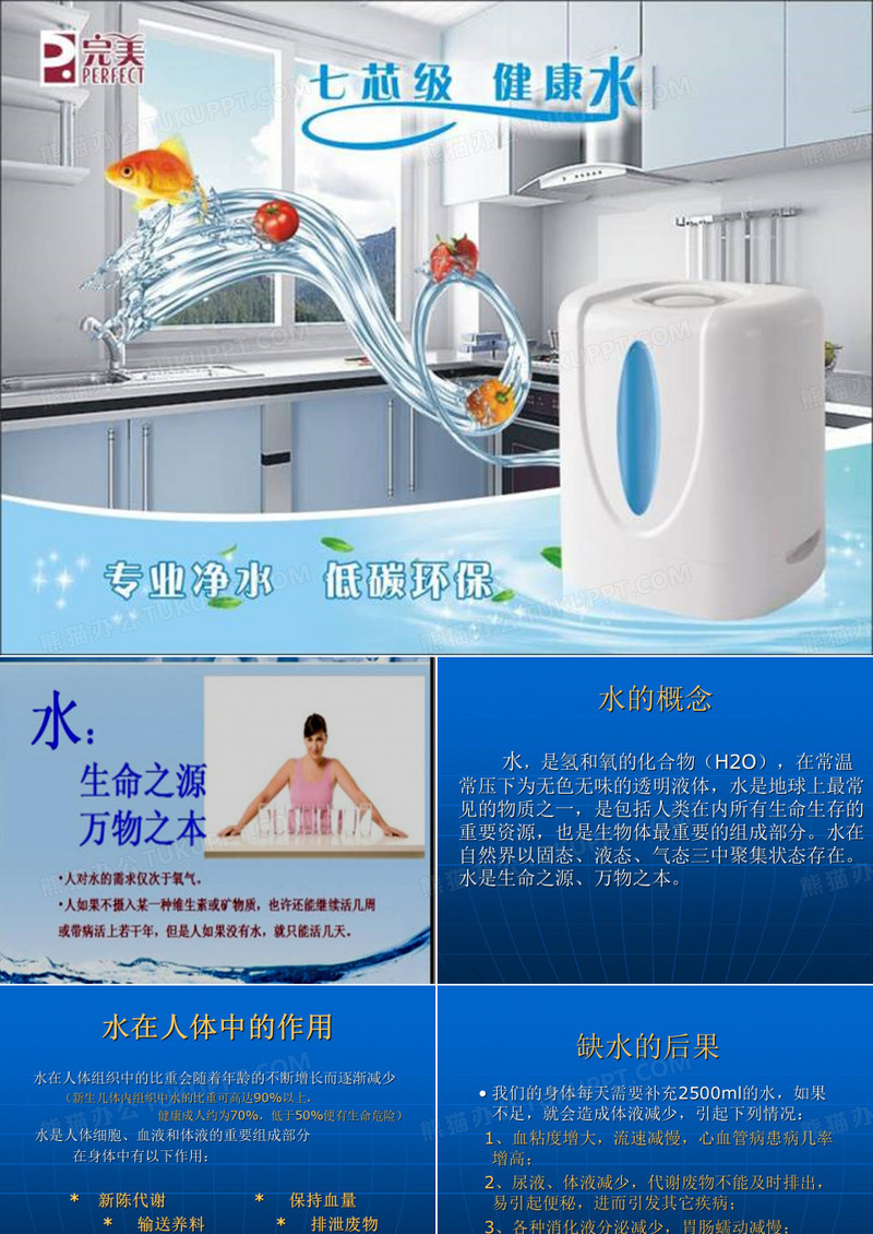 净水机幻灯片