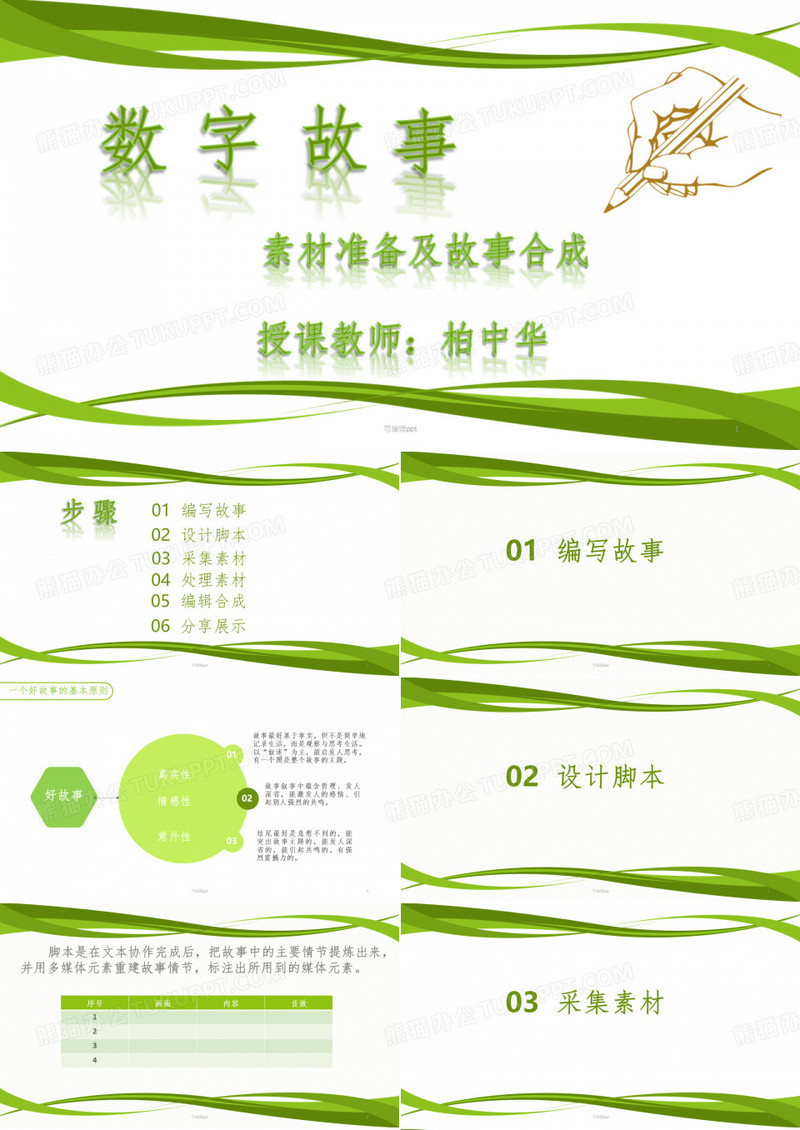 数字故事素材准备及故事合成ppt课件