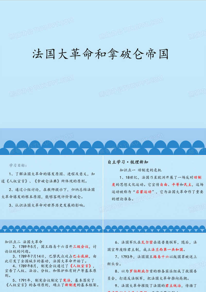 法国大革命和拿破仑帝国_课件