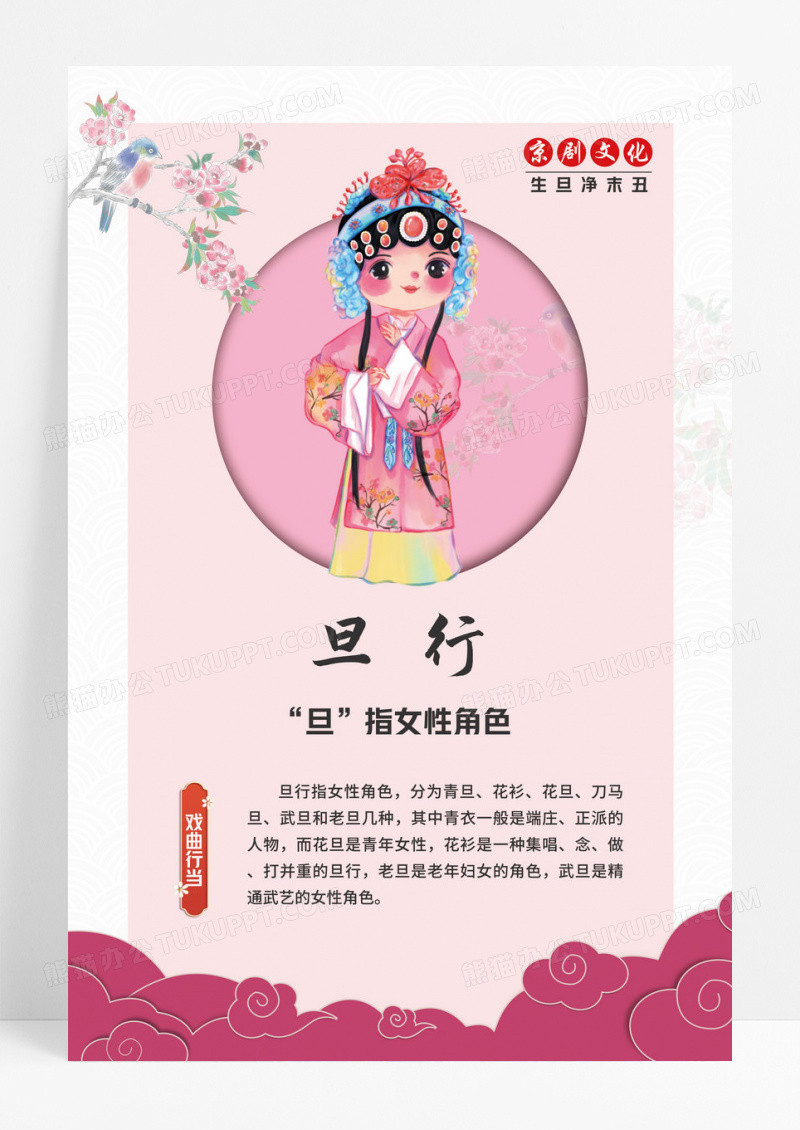 古风京剧戏曲生旦净末丑海报