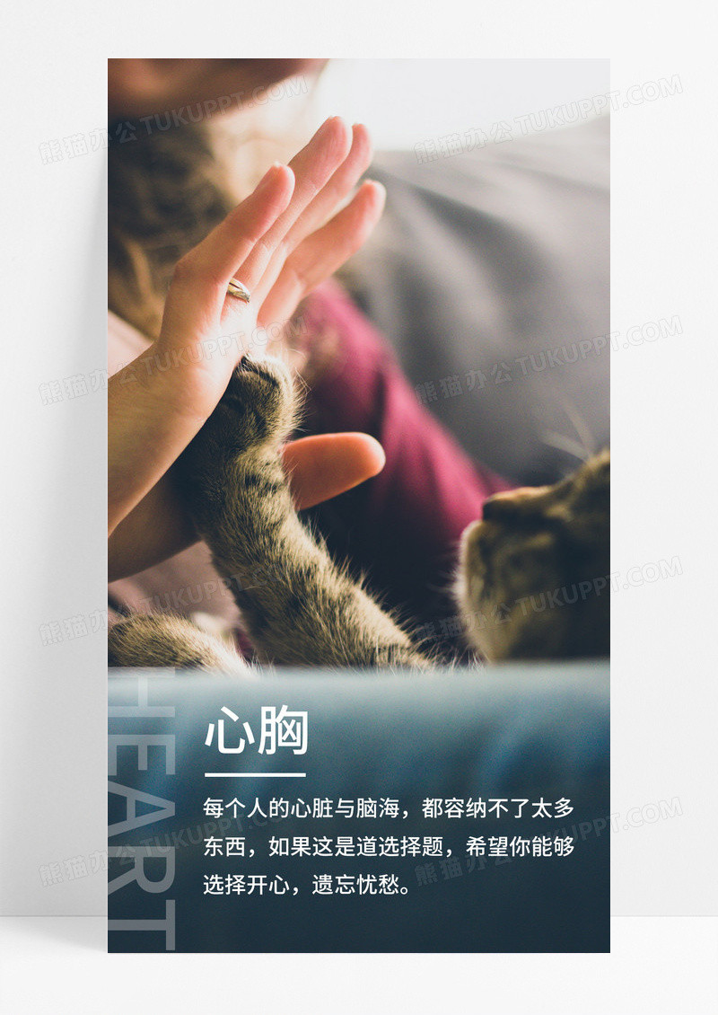  心胸手机海报配图图片