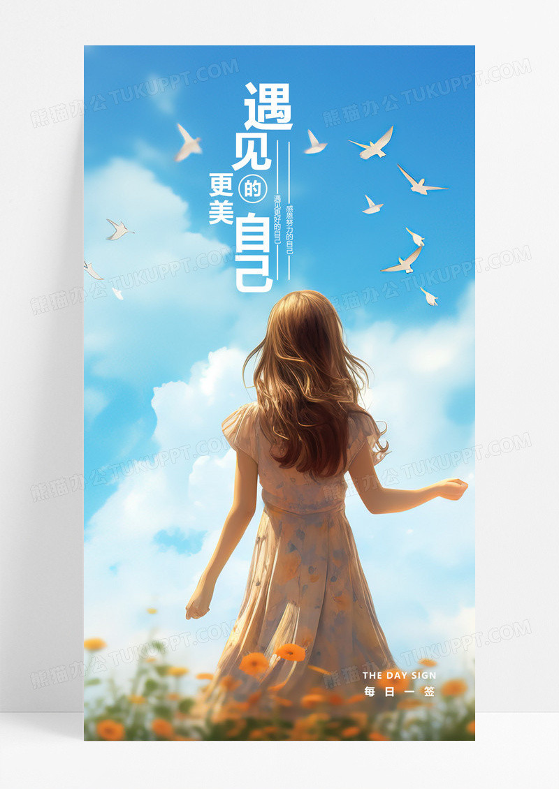  遇见手机海报配图图片