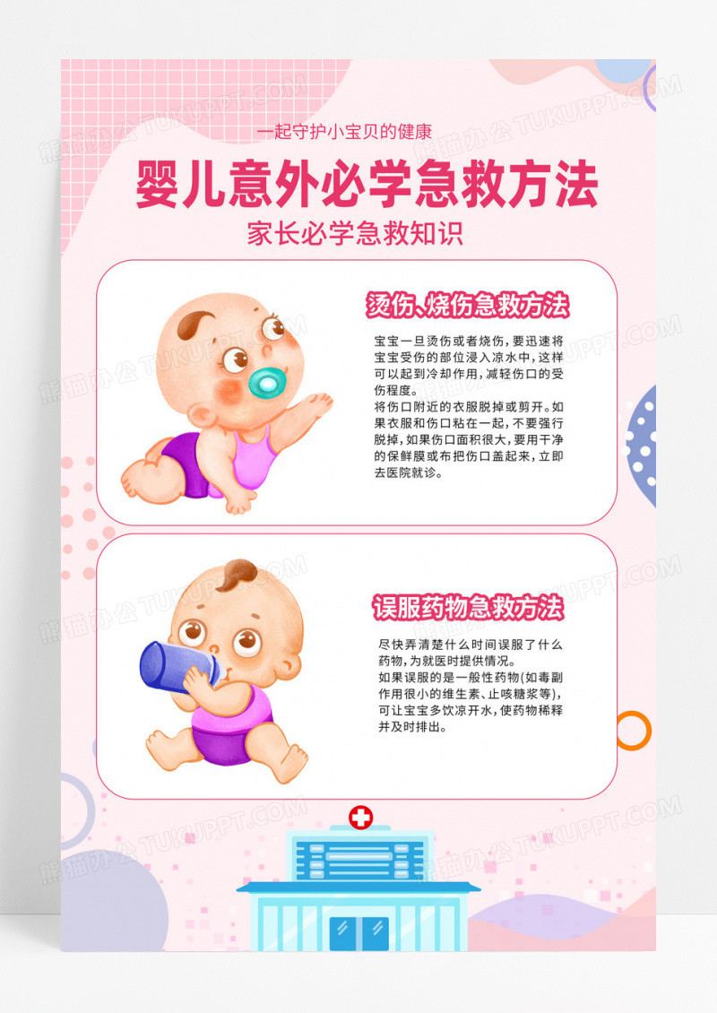婴儿意外急救方法文案海报急救知识文案海报