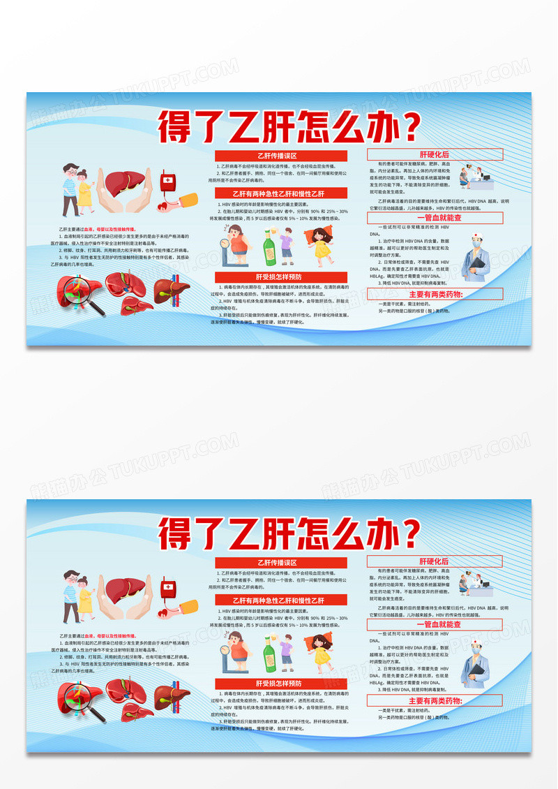 简约风远离脂肪肝牢记肝货脂肪肝预防健康宣传展板