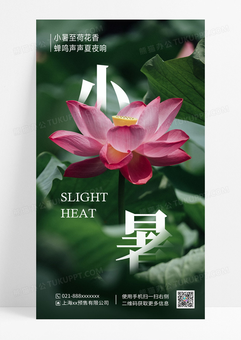 小暑节气海报