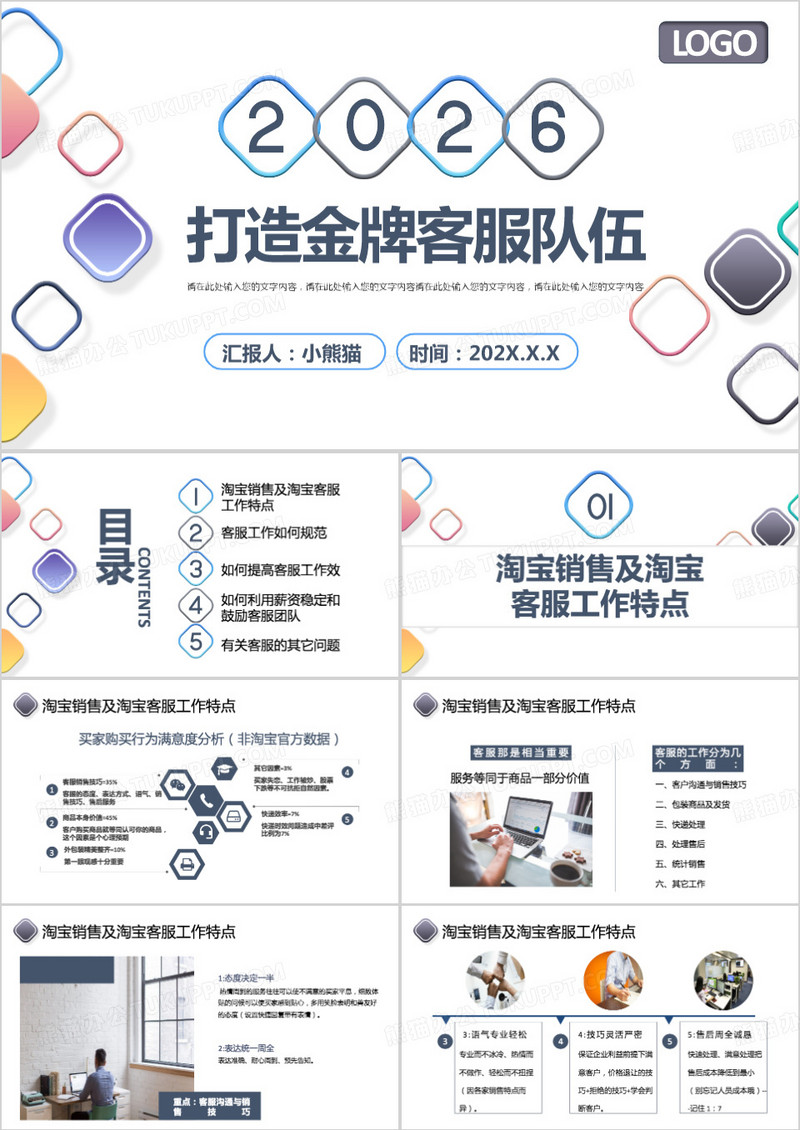 2026年打造金牌客服队伍公司培训PPT模板