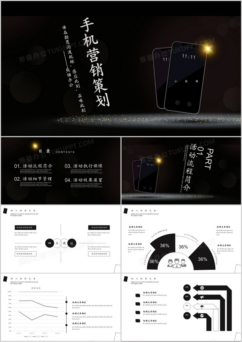 品牌手机营销策划PPT模板