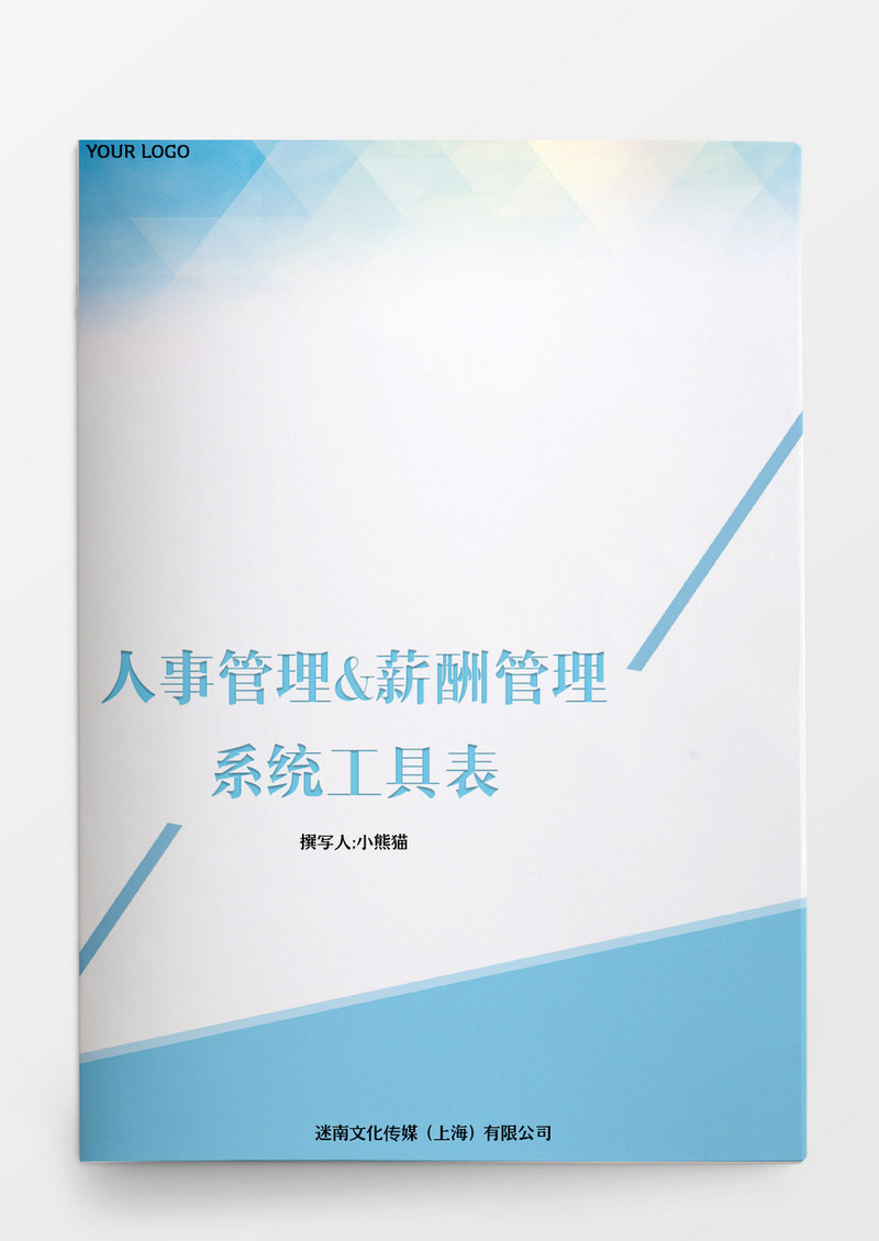 人事管理薪酬管理系统工具表word文档