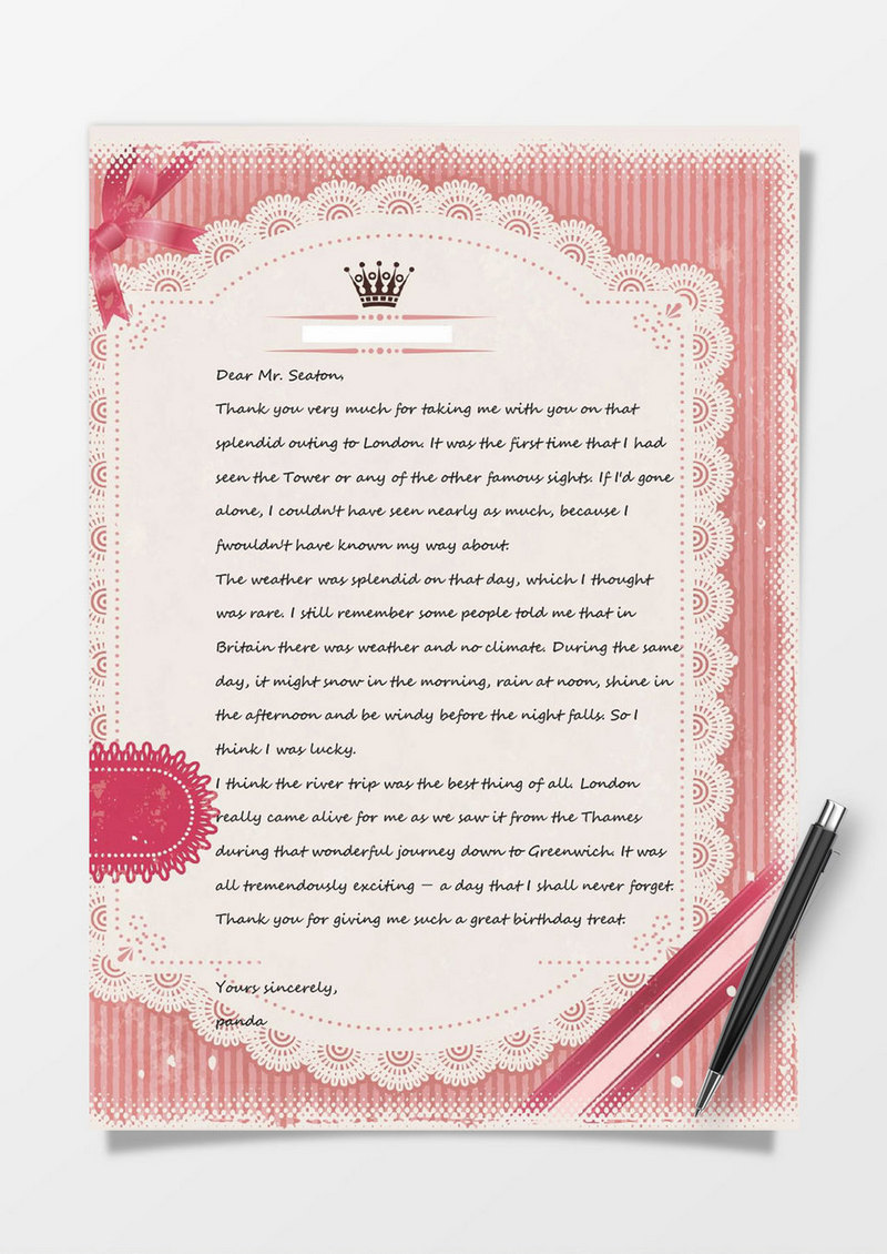 简约粉色清新背景欧式word信纸背景