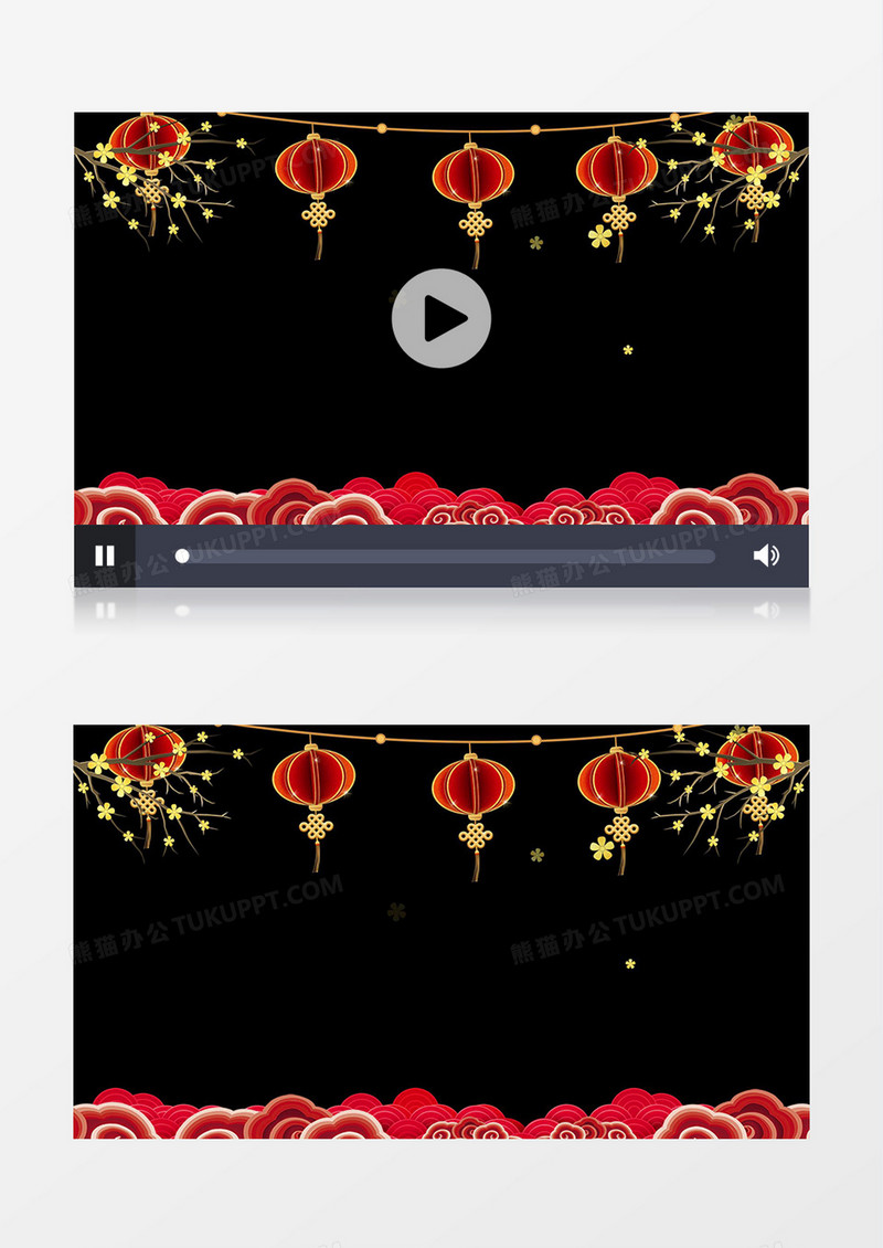 灯笼动态元素视频素材透明通道