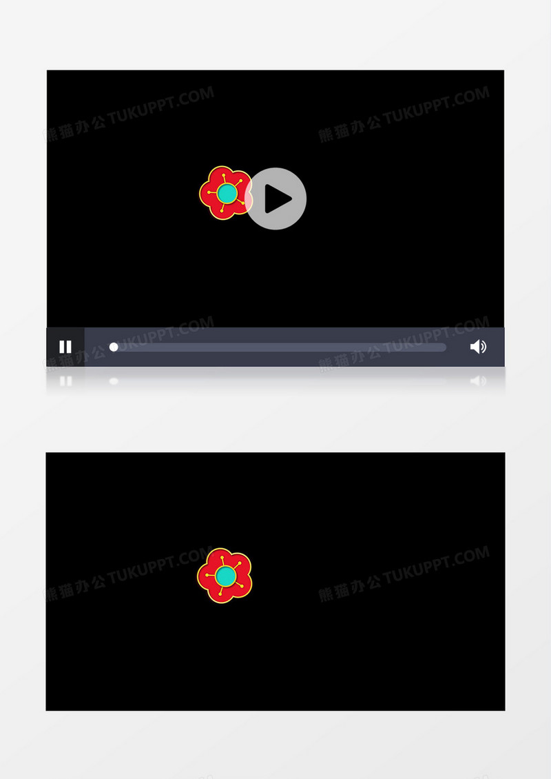 浪漫鲜花动画动态元素视频素材透明通道