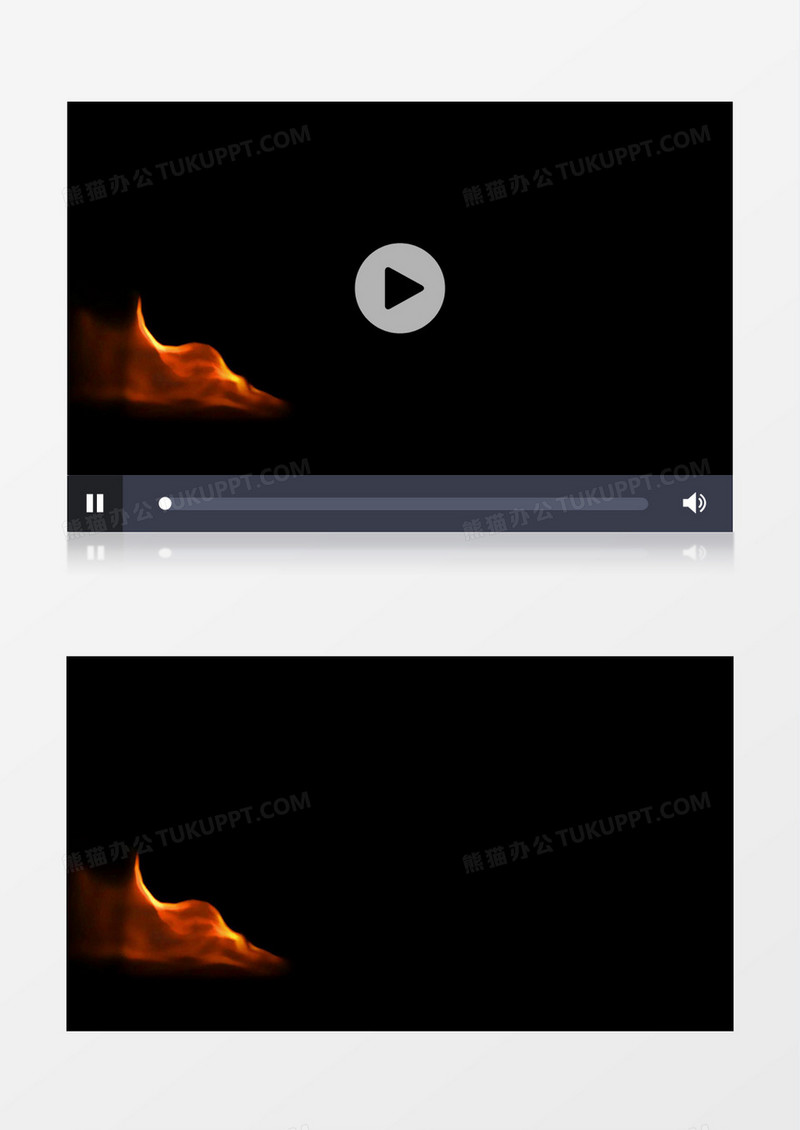 大气动感火焰动态元素视频