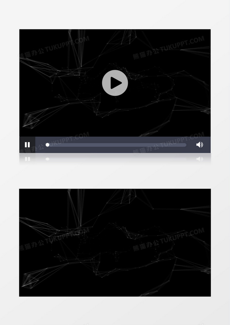 大气炫彩科技感背景动态粒子视频