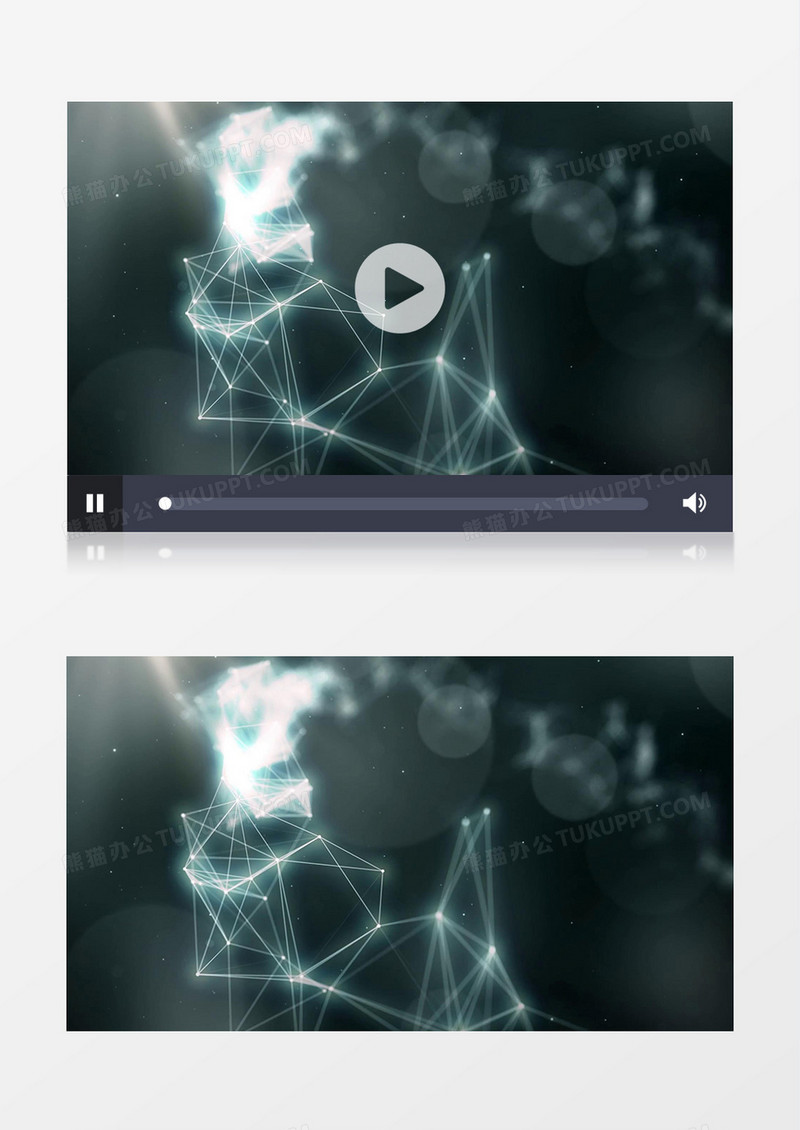 震撼科技感动态粒子视频