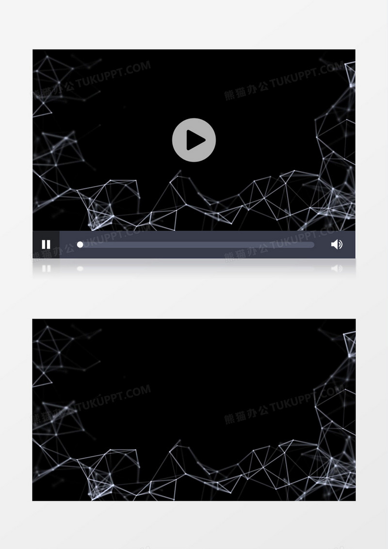 大气科技感特效背景动态粒子视频