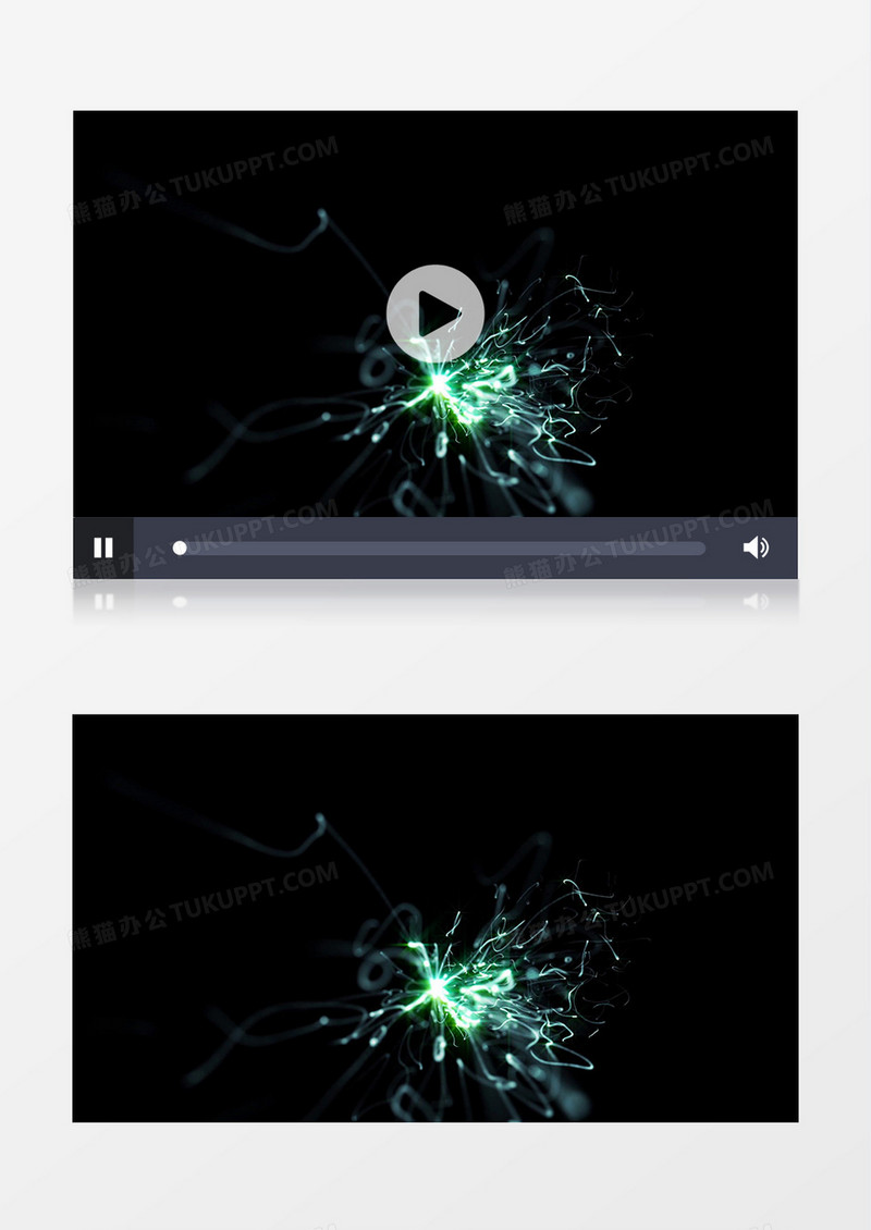 唯美炫彩动态粒子视频