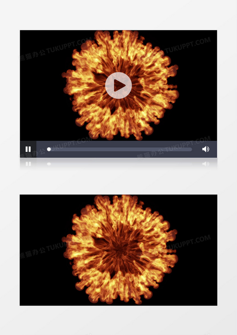 爆炸烟火火焰动态粒子视频