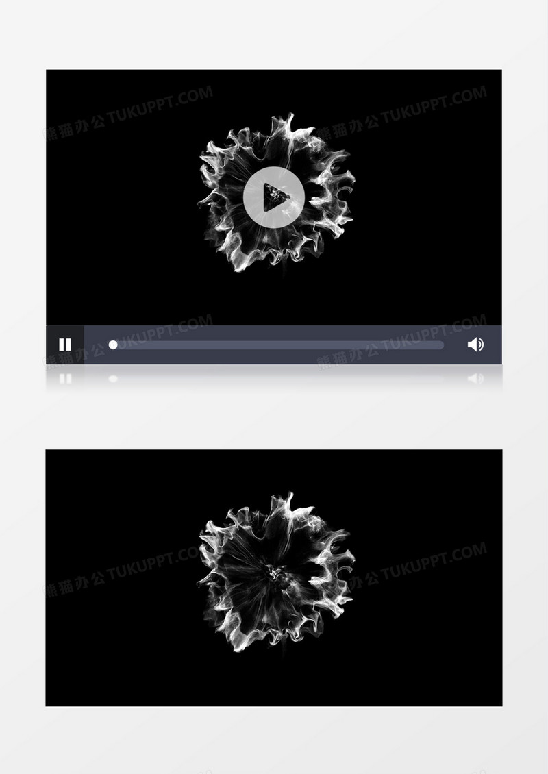 唯美水墨动态粒子视频