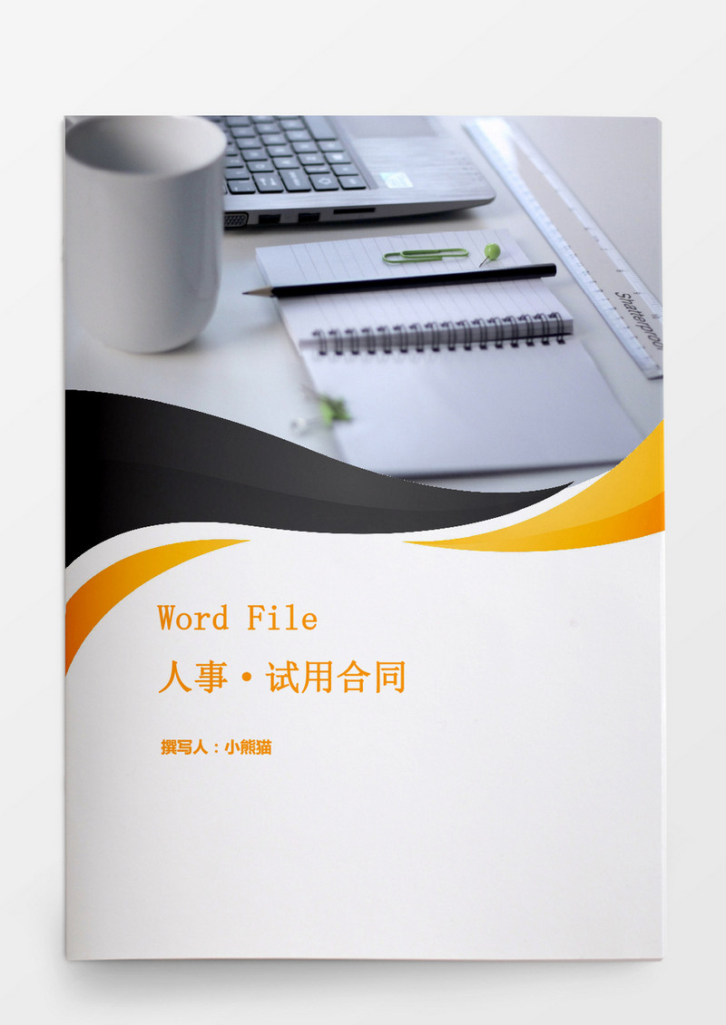 人事管理公司试用合同模板word文档