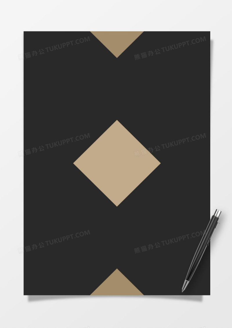 黑金大气高端简约典雅word文档背景