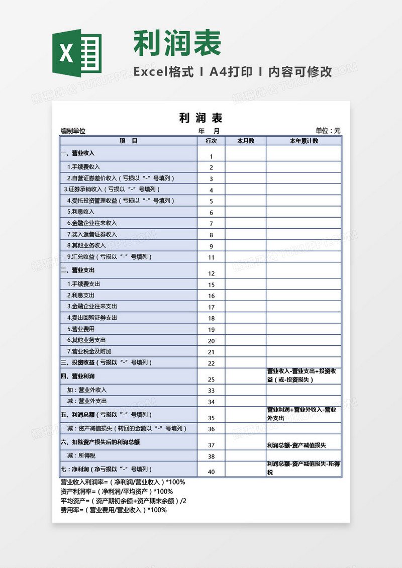 未分配利润计算公式图片