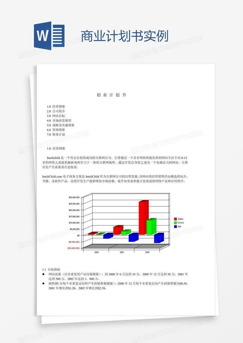 商业计划书实例