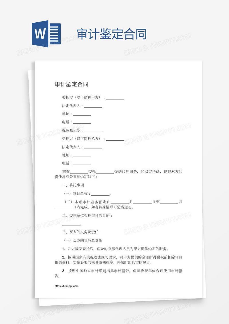 审计鉴定合同