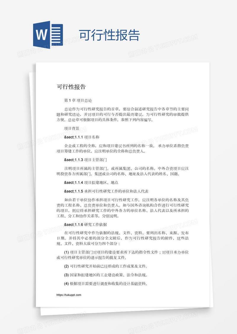 可行性报告