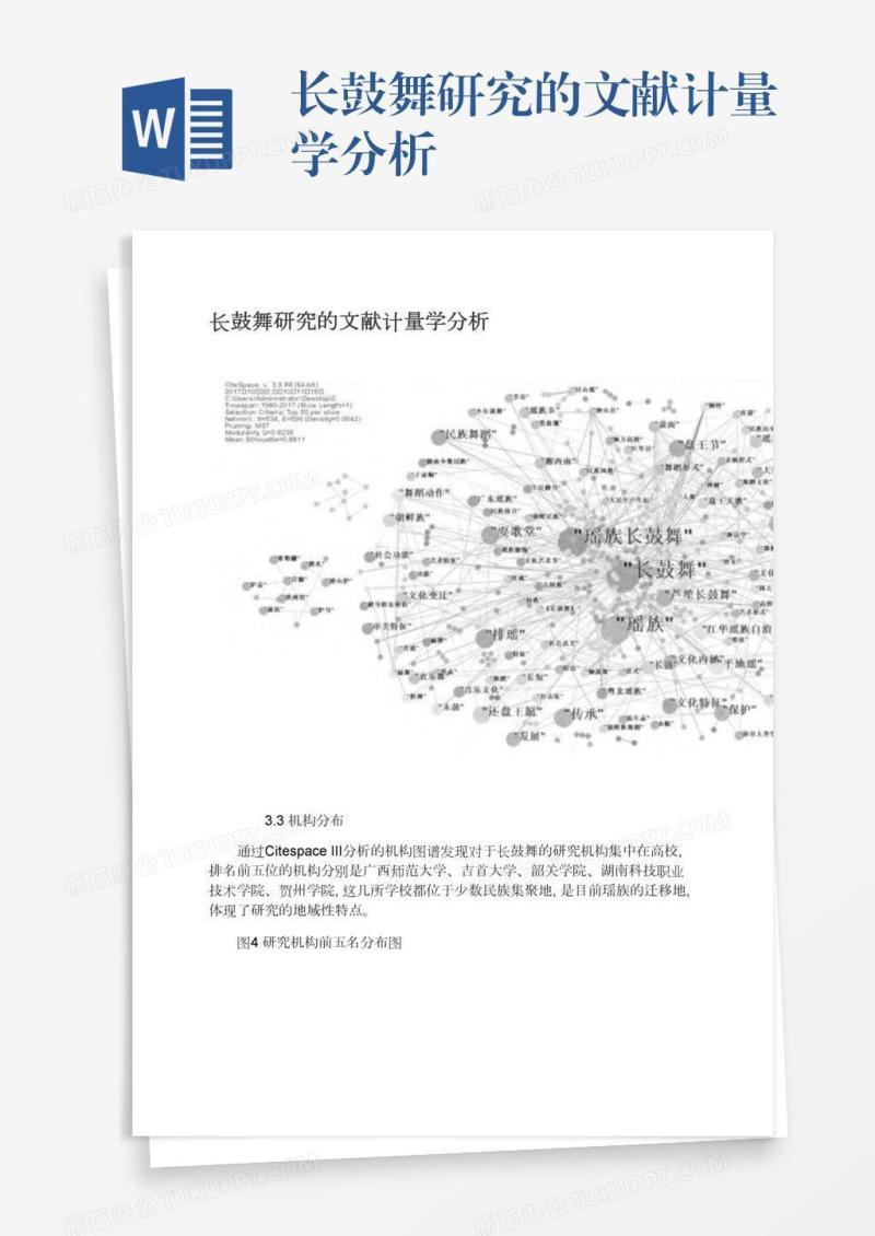 长鼓舞研究的文献计量学分析