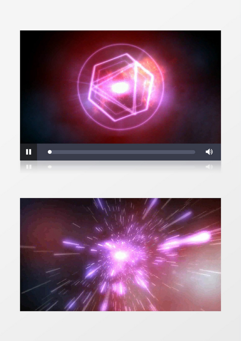 震撼宇宙星空穿梭特效logo开场AE视频模版