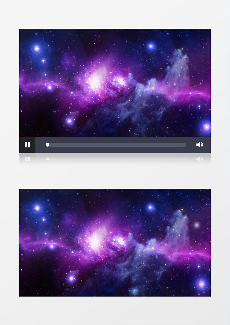 宇宙银河系星体背景视频（有音乐）