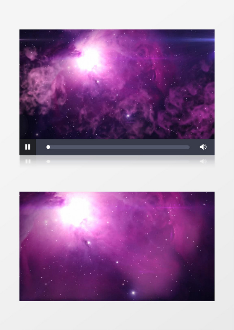 动态唯美梦幻星云背景视频（有音乐）
