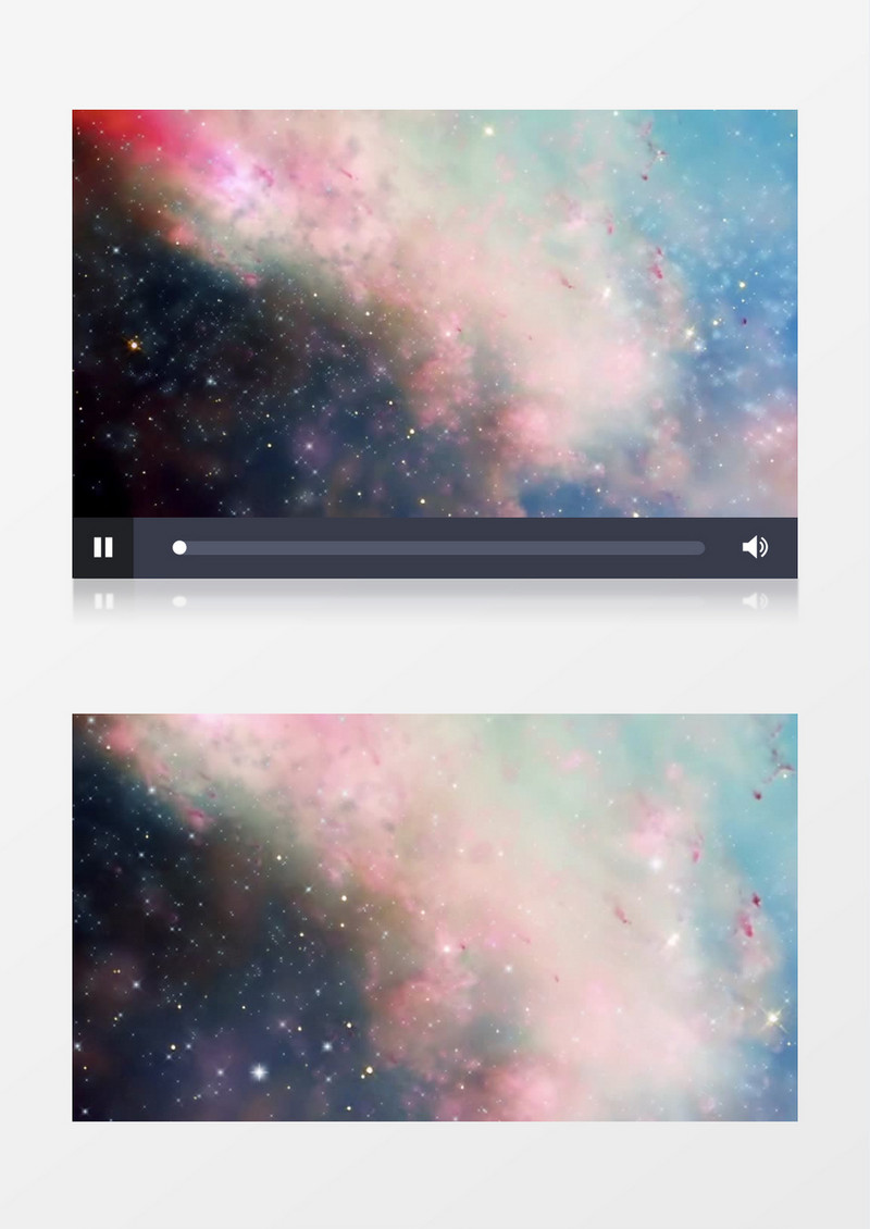 动态唯美大气震撼银河星空背景视频（有音乐）