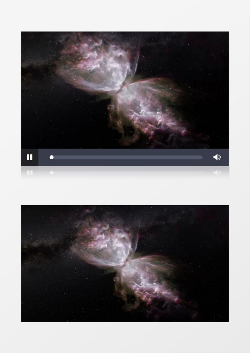 高清震撼宇宙爆炸星云背景视频（有音乐）