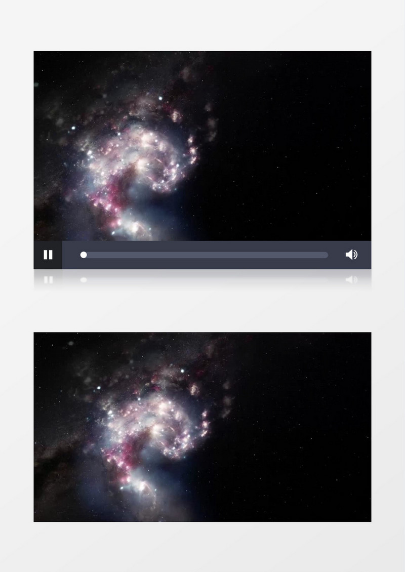 高清浩瀚宇宙星空银河系背景视频（有音乐）