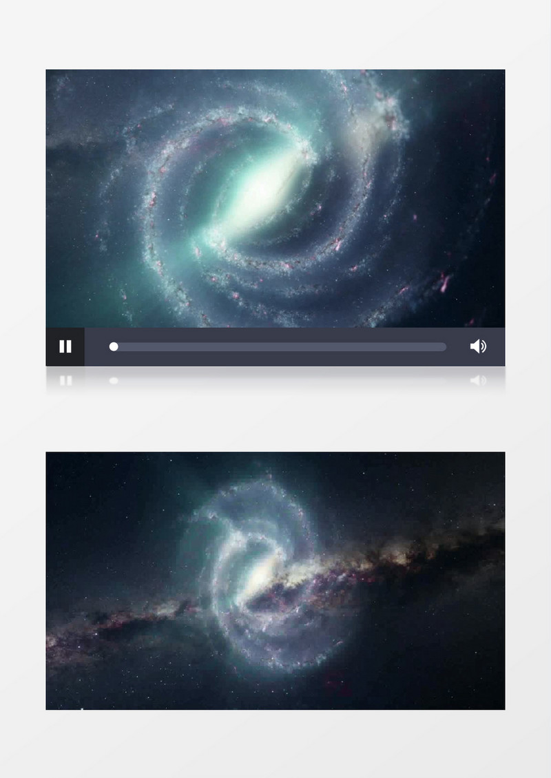 宇宙星空粒子穿梭背景视频（有音乐）