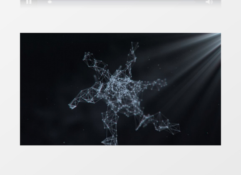 Plexus粒子背景Logo动画AE视频模板