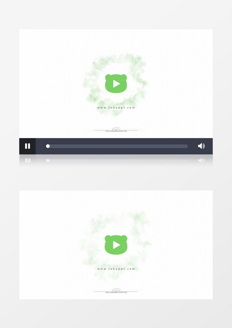 简洁迷你烟雾标志logo动画AE视频模板