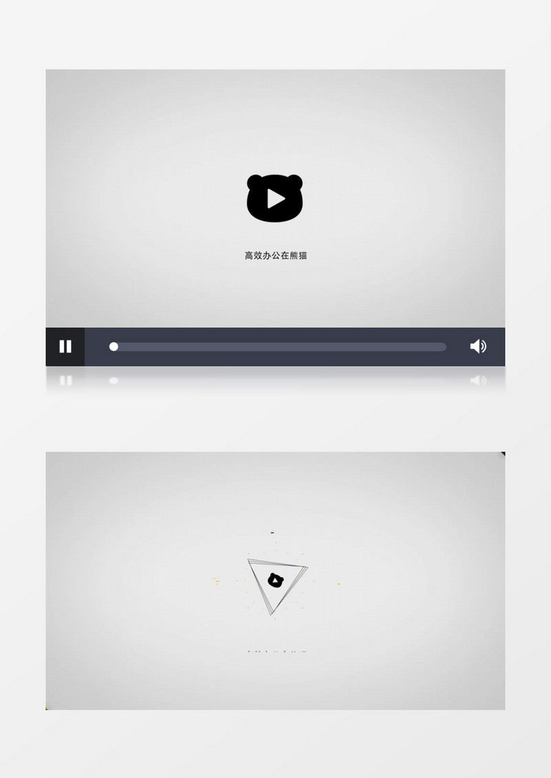 简洁图形Logo动画AE视频模板